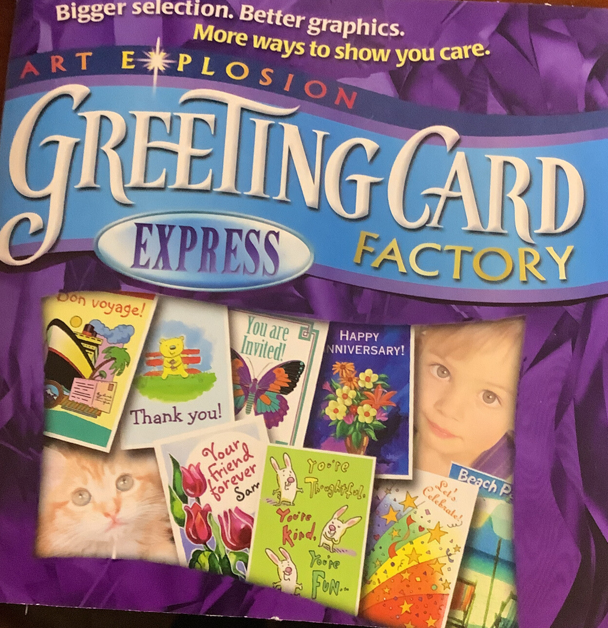 Art Explosion Greeting Card Factory Express CD PC Software