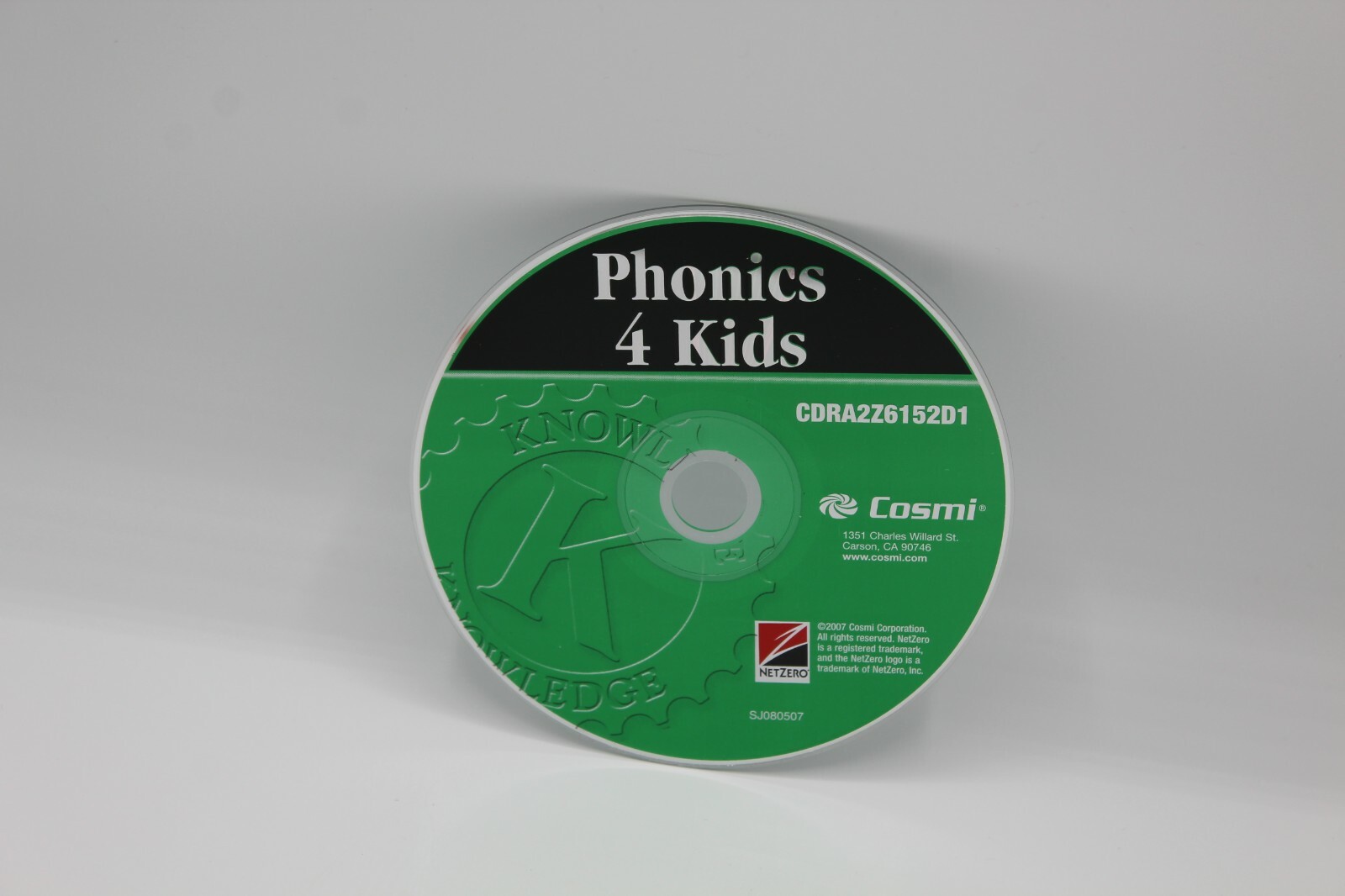 Vintage Phonics 4 For Kids Children Cosmic PC Software Windows 98/2000/XP CD-ROM