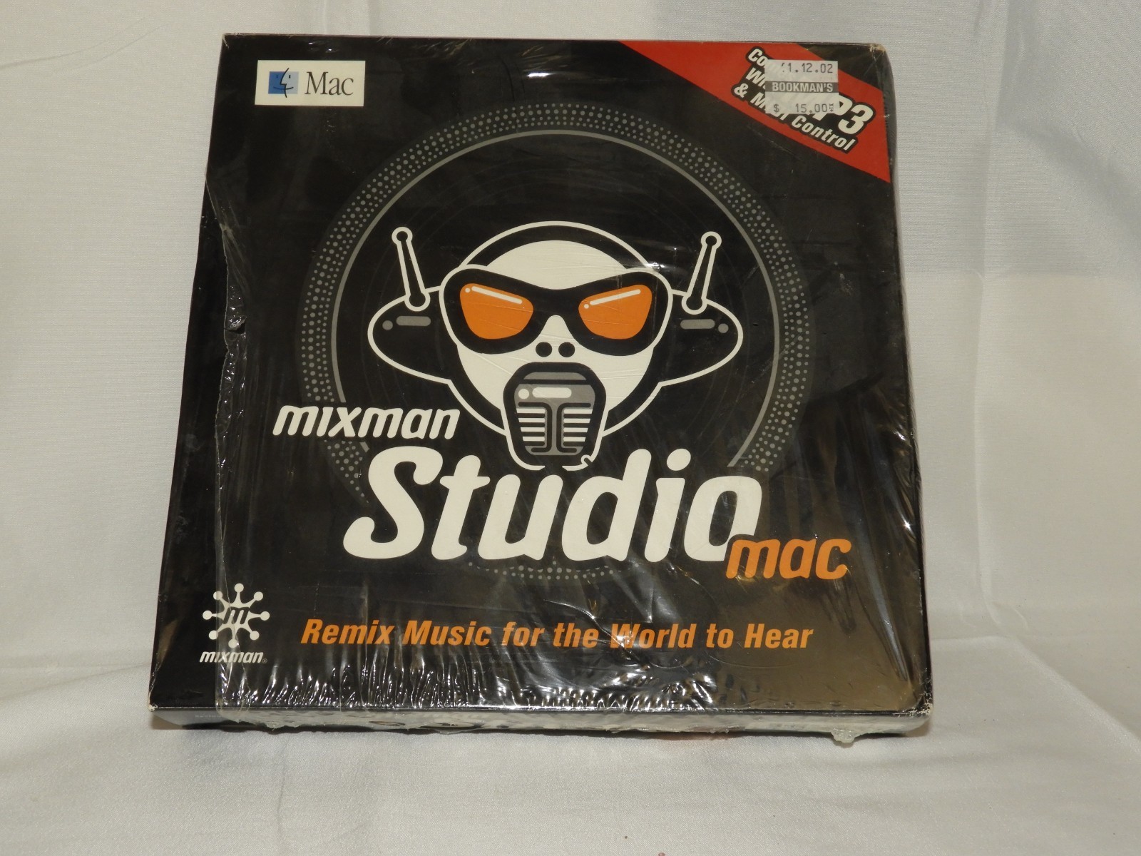 Mixman Studio Mac Remix Music Software v1.0 Sealed Big Box Vintage