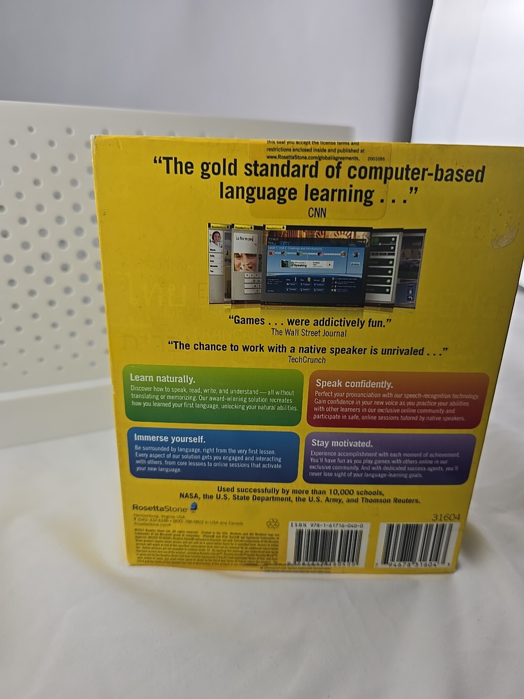 Italian Rosetta Stone: Italiano Level 1, 2, 3, 4, 5 Totale New Sealed