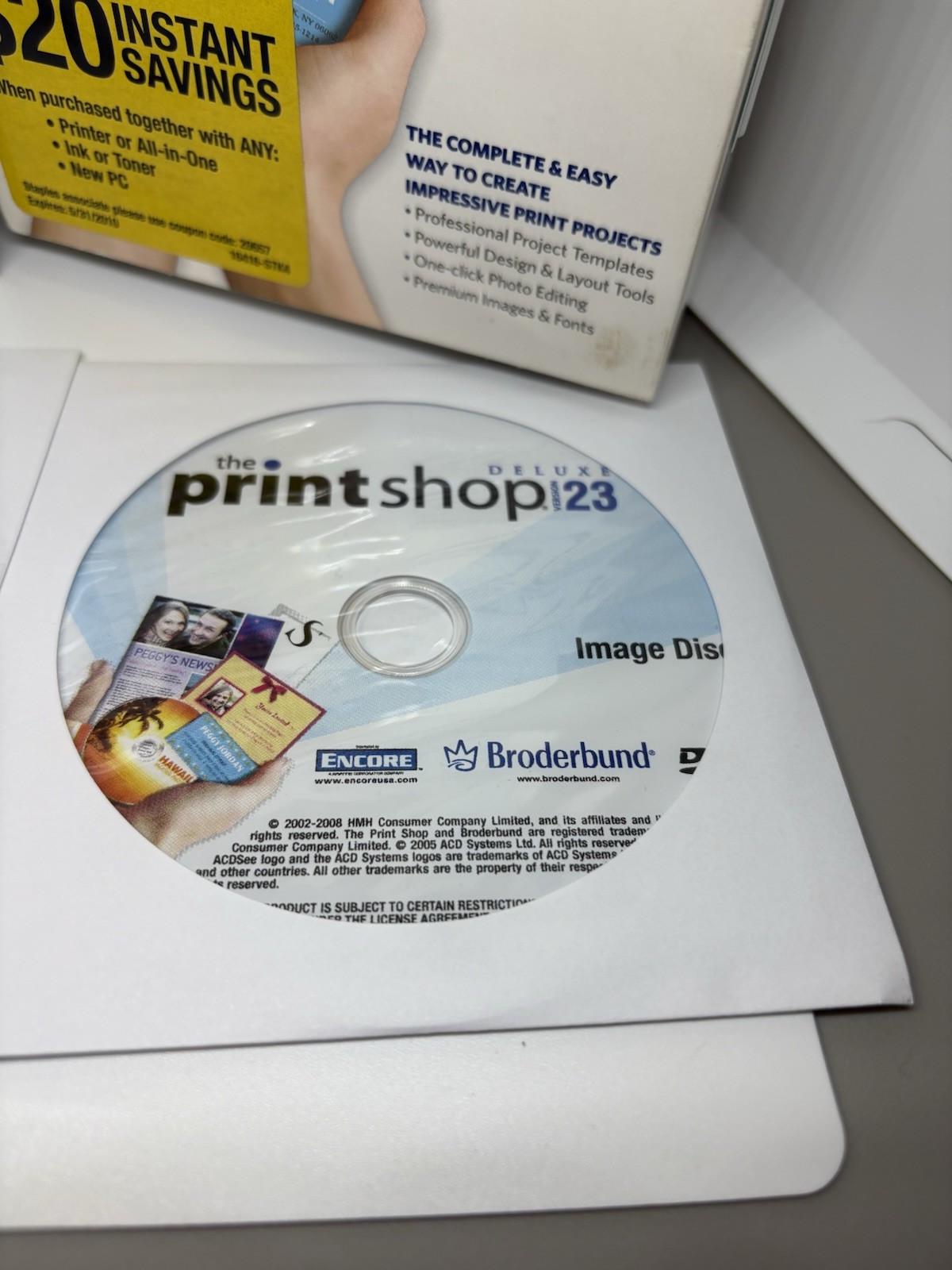 Print Shop Deluxe Version 23 Publishing Software For Windows