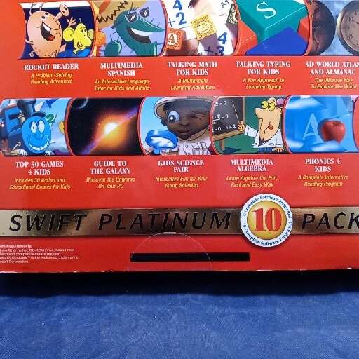 2001 Fun 2 Learn Kids Pack 10 Complete Software Programs by COSMI Windows