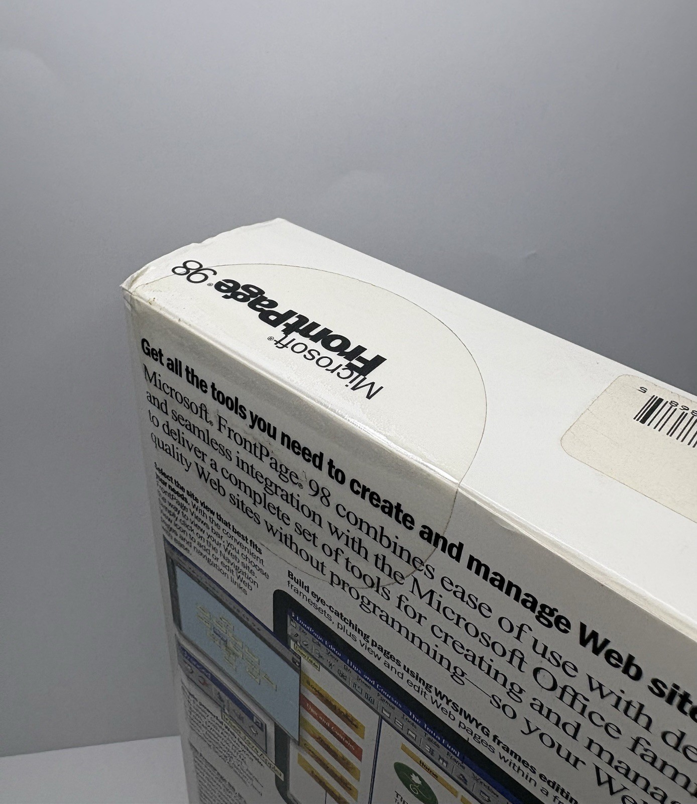 Microsoft FrontPage 98 Academic Web Site Creation Management Tool -Sealed