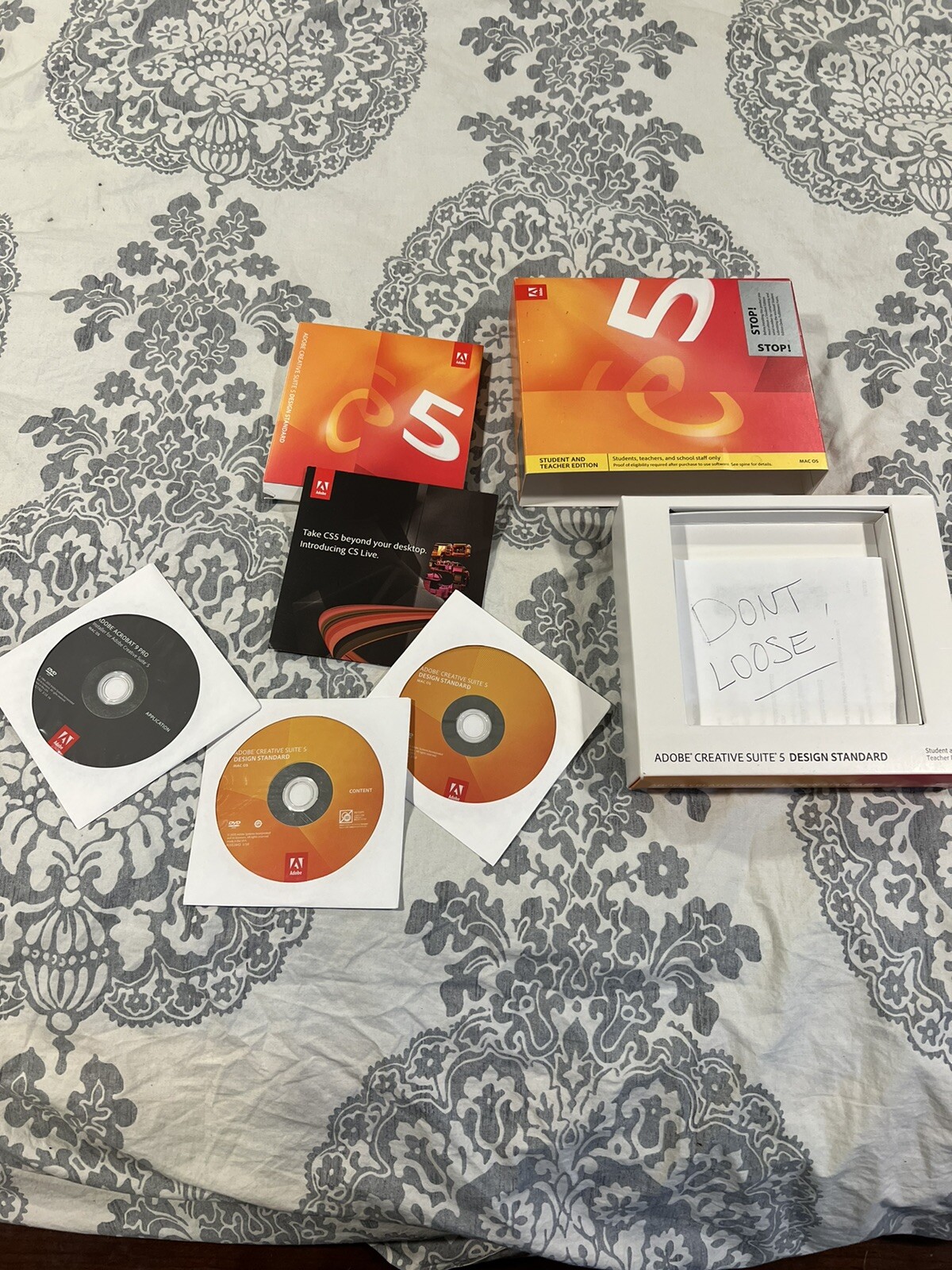 ADOBE CREATIVE SUITE 5 DESIGN STANDARD EDUCATION EDITION Mac OS Full serial Key