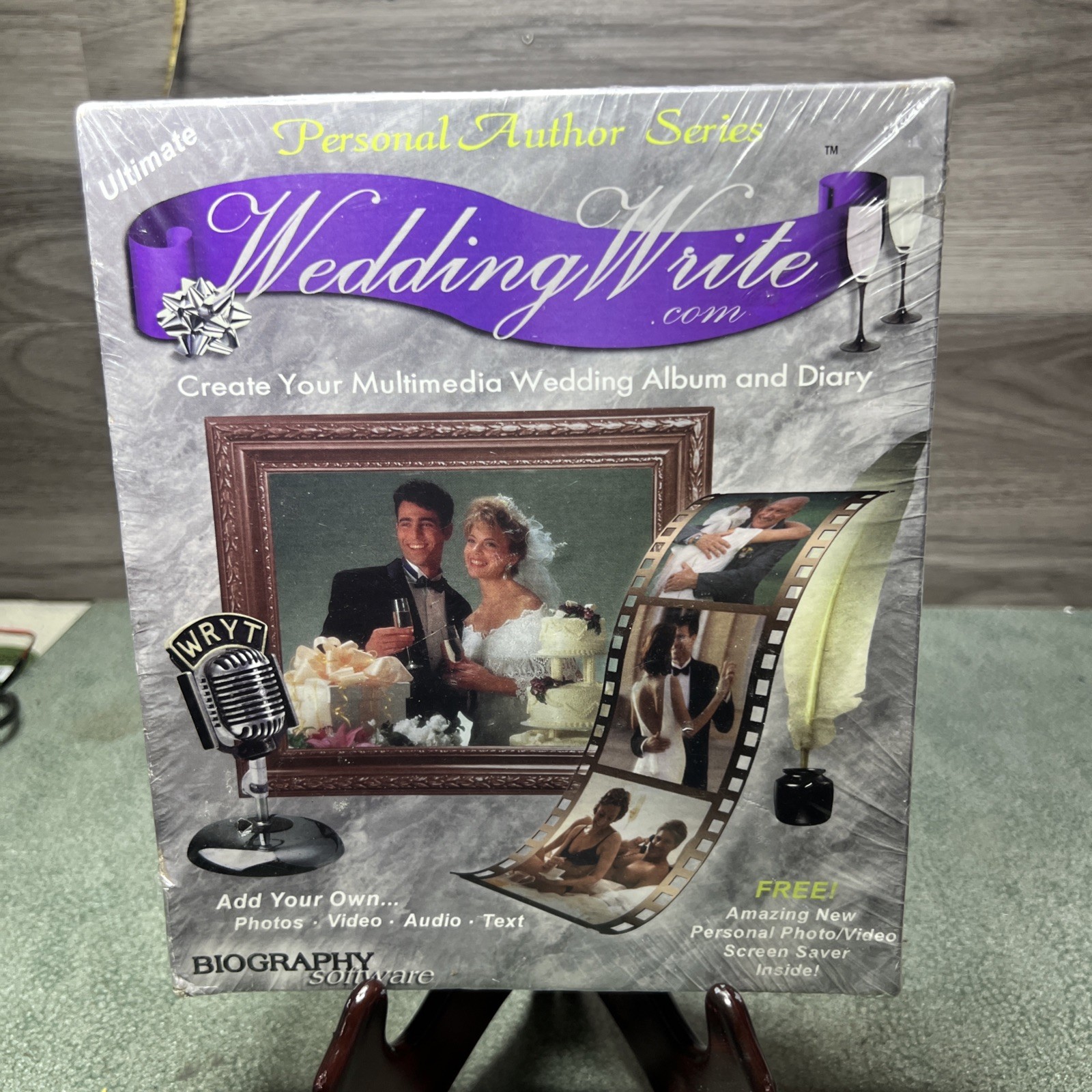 Vintage Biography Software Wedding Write Multimedia Wedding Album & Diary Sealed