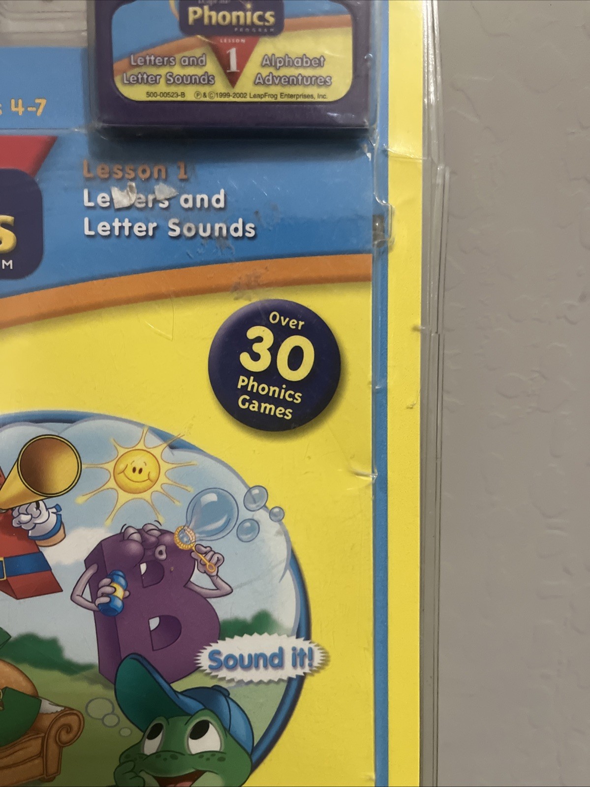 Leap Pad Phonics Book 1: Alphabet Adventures lesson #1 letters and lettersounds