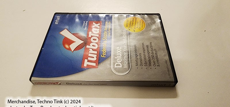 2010 TurboTax Deluxe Federal + State Maximize Deductions Case and CD Back Taxes