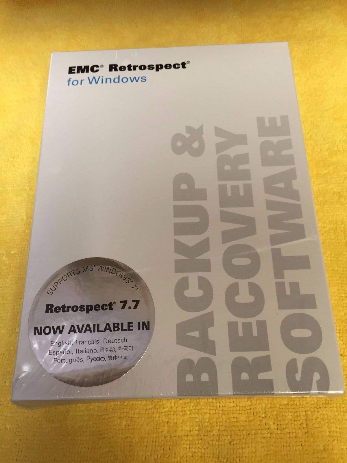EMC RETROSPECT PROFESSIONAL WIN 7.7