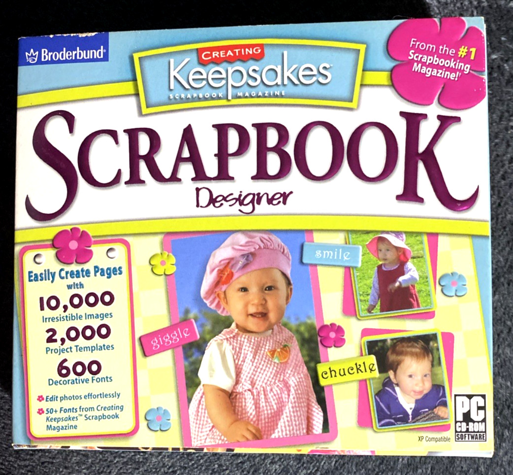 Creating Keepsakes Scrapbook Designer (PC, CD-Rom) Brand New Factory Sealed!