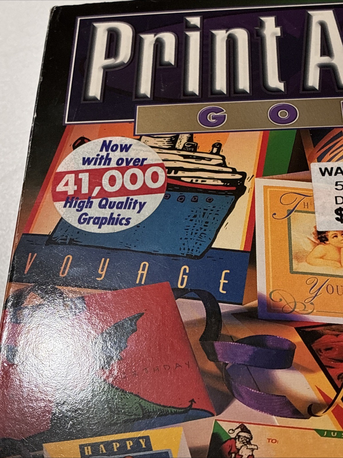Vintage Print Artist Gold software by Sierra Home, for Windows 95 /Mac CD Rom