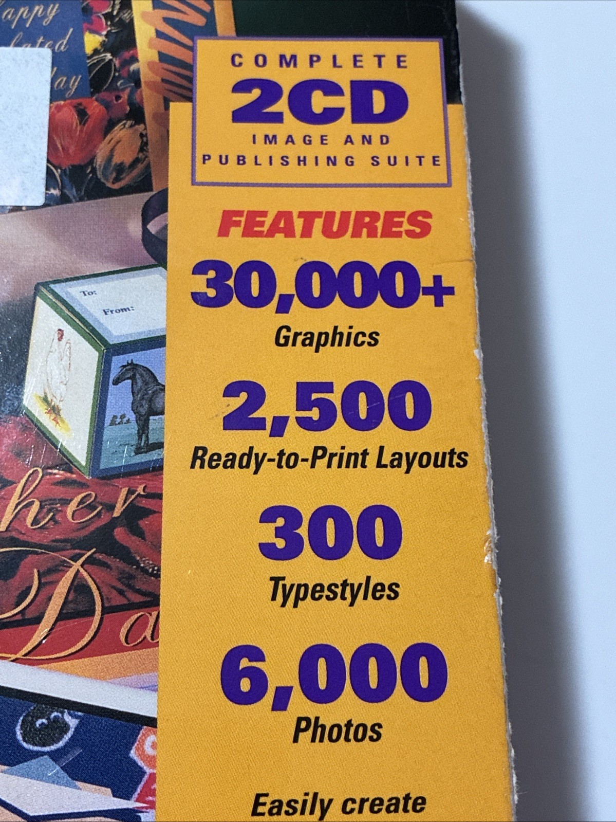 Vintage Print Artist Gold software by Sierra Home, for Windows 95 /Mac CD Rom