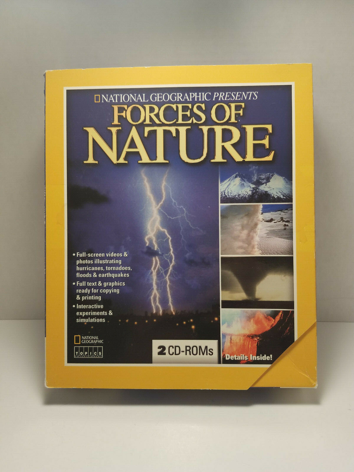 National Geographic Forces of Nature PC CD Storms Volcanoes