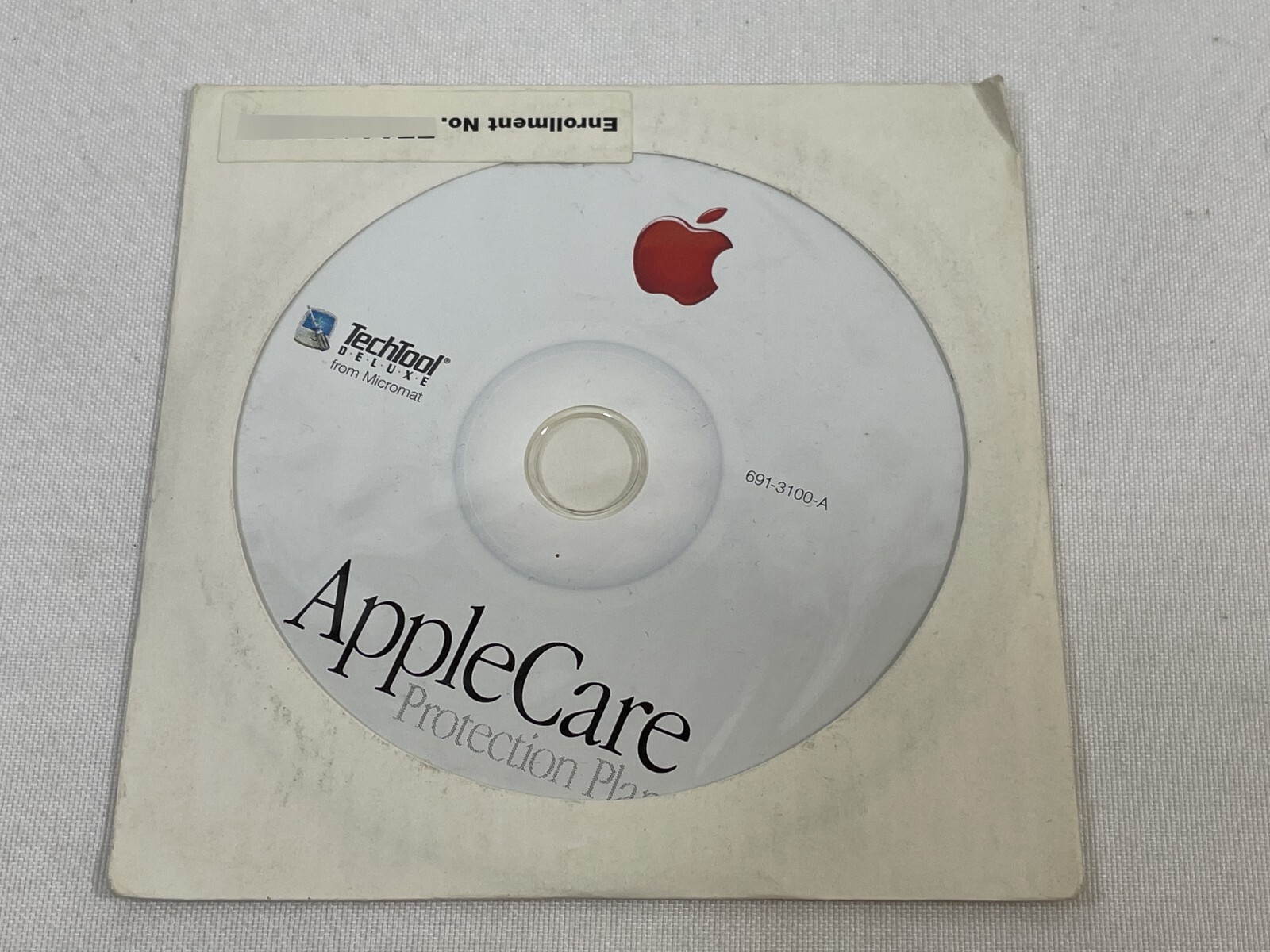 Vintage 2001 AppleCare Protection Plan CD-ROM Disc 691-3100-A NEW