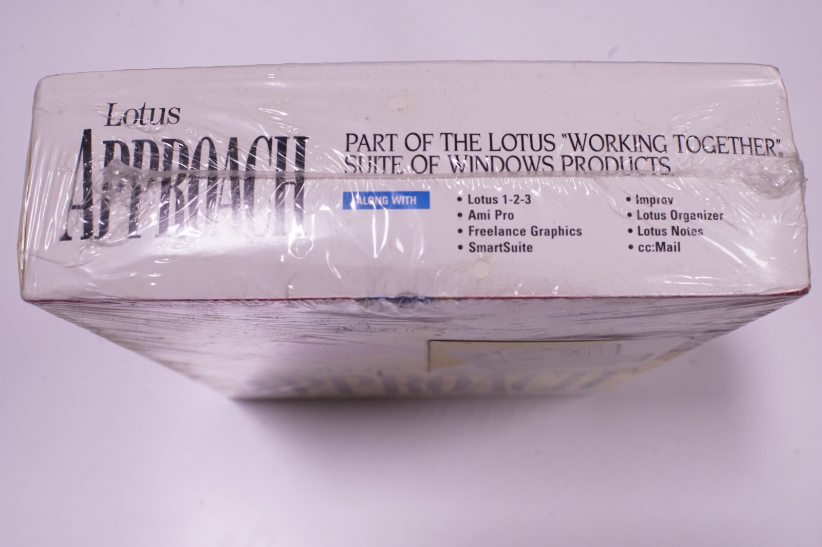 BRAND NEW SEALED – Lotus Approach 3.0 for Windows 3.1 PC IBM Big Box 123 Suite