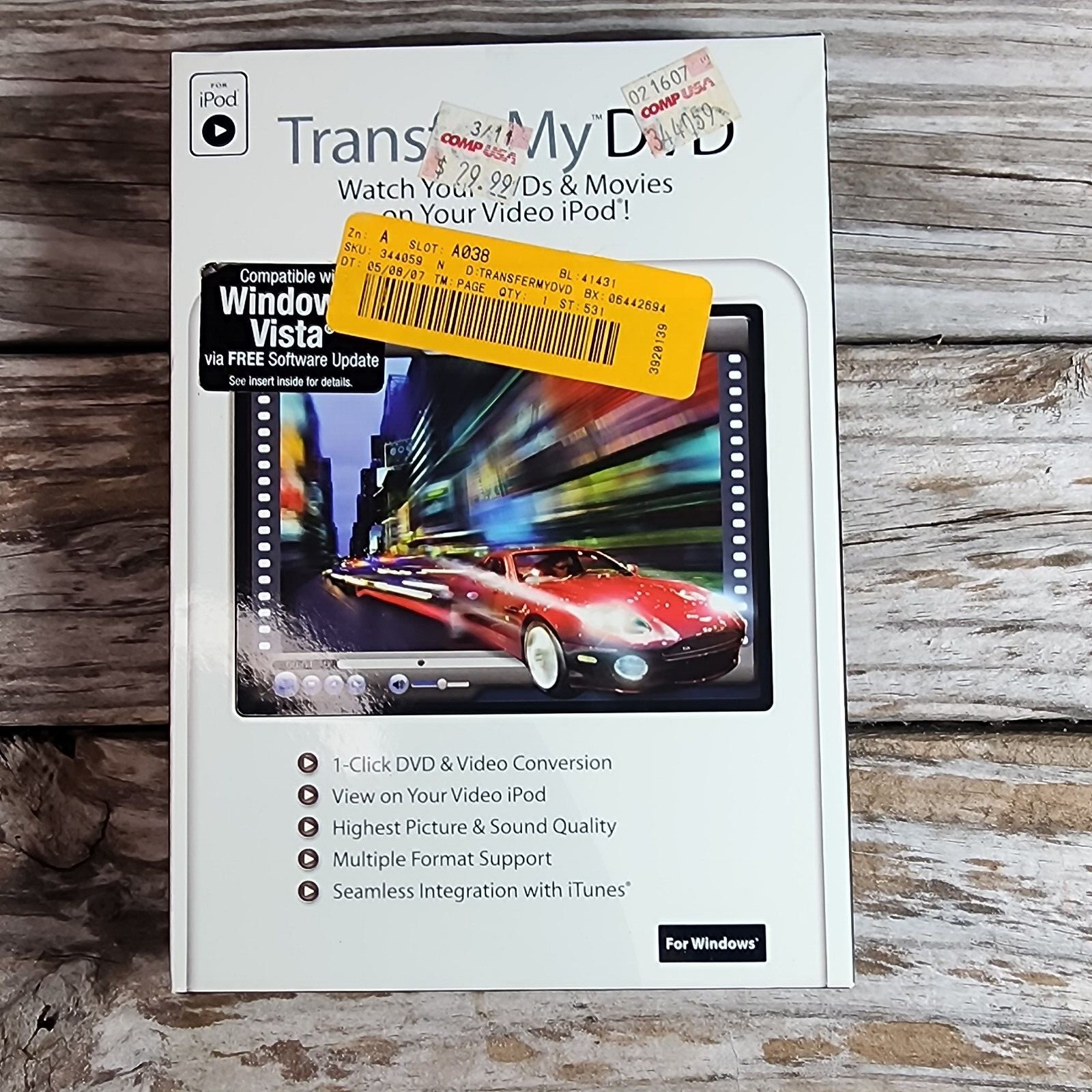 Transfer My DVD by Avanquest Watch DVDs & Movies on Video iPod Windows XP/2000