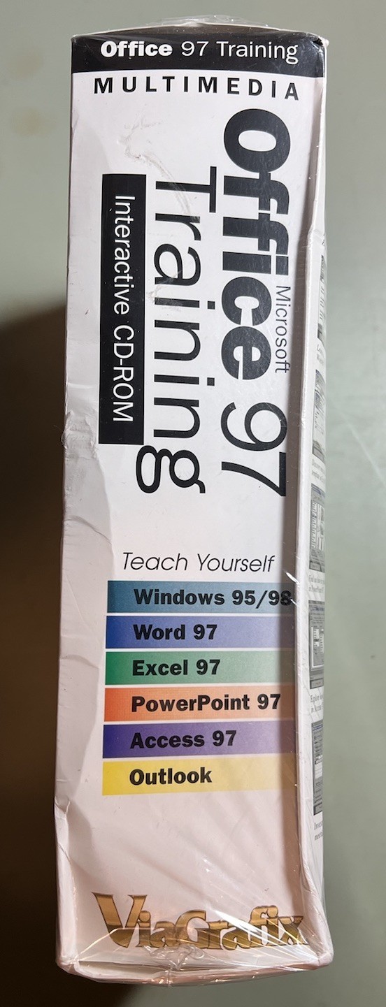 Microsoft Office 97 Training Interactive CD-ROM Y2K ViaGrafix – Sealed