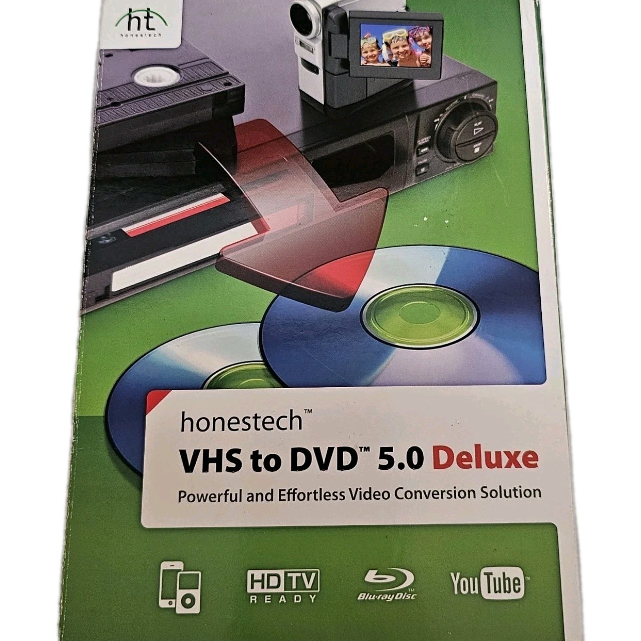 Honest Technology VHS to DVD 5.0 Deluxe (Retail) – Full Version for Windows…