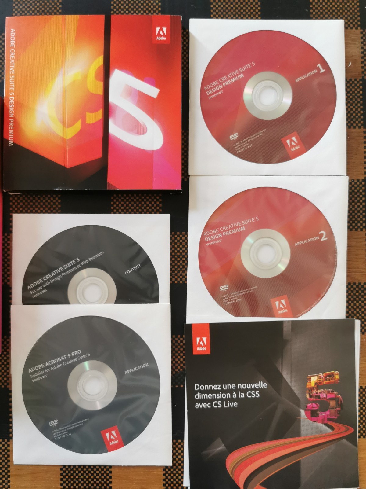 Adobe Creative Suite CS5 Design Premium – Windows DVD & License – French