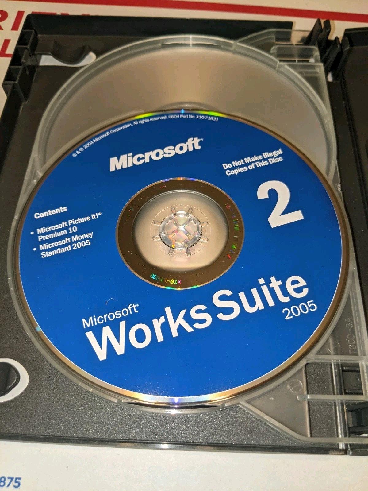 Microsoft Works Suite 2005 Software WORD 2002, WORKS 8, Picture It Premium *READ