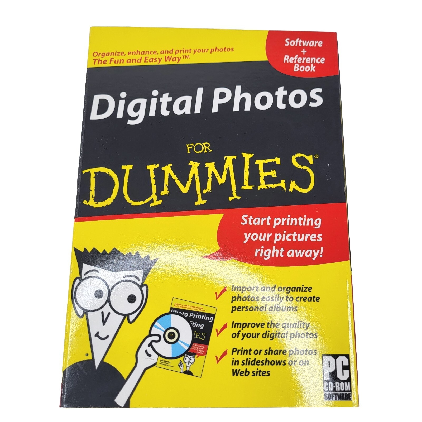 Digital Photos for Dummies PC CD Rom Software & Reference Book