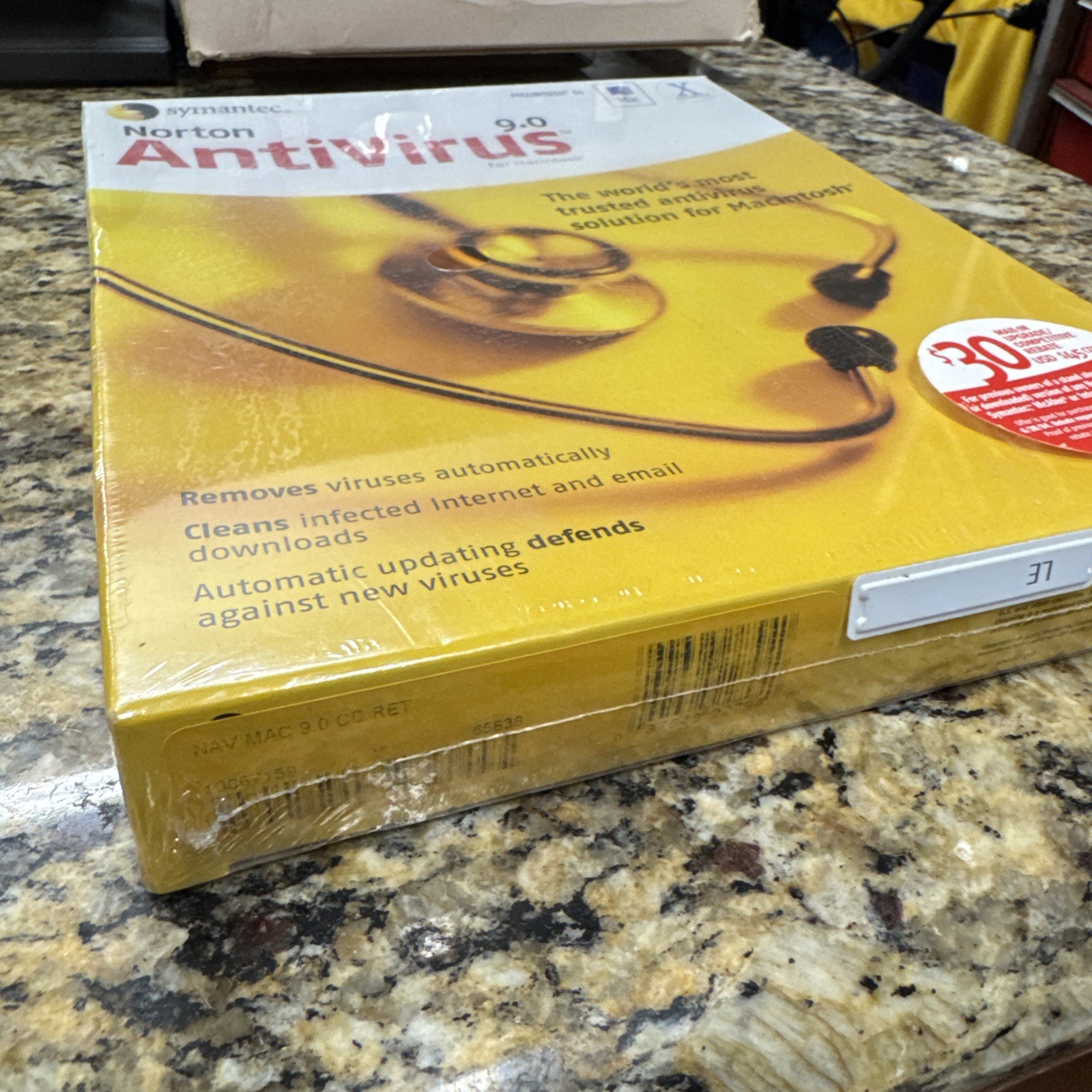 Norton Antivirus 2003 MAC ANTIVIRUS 9.0 VERSION SEALED NEW VINTAGE