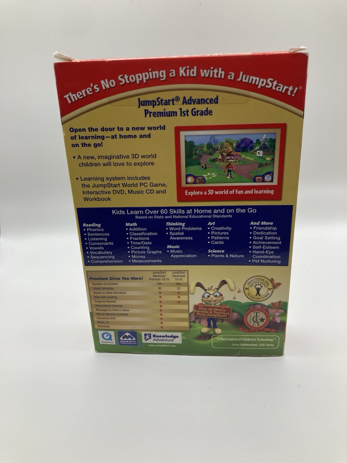 Jump Start Advanced 1st Grade World Premium Edition, Over 100 Activities .