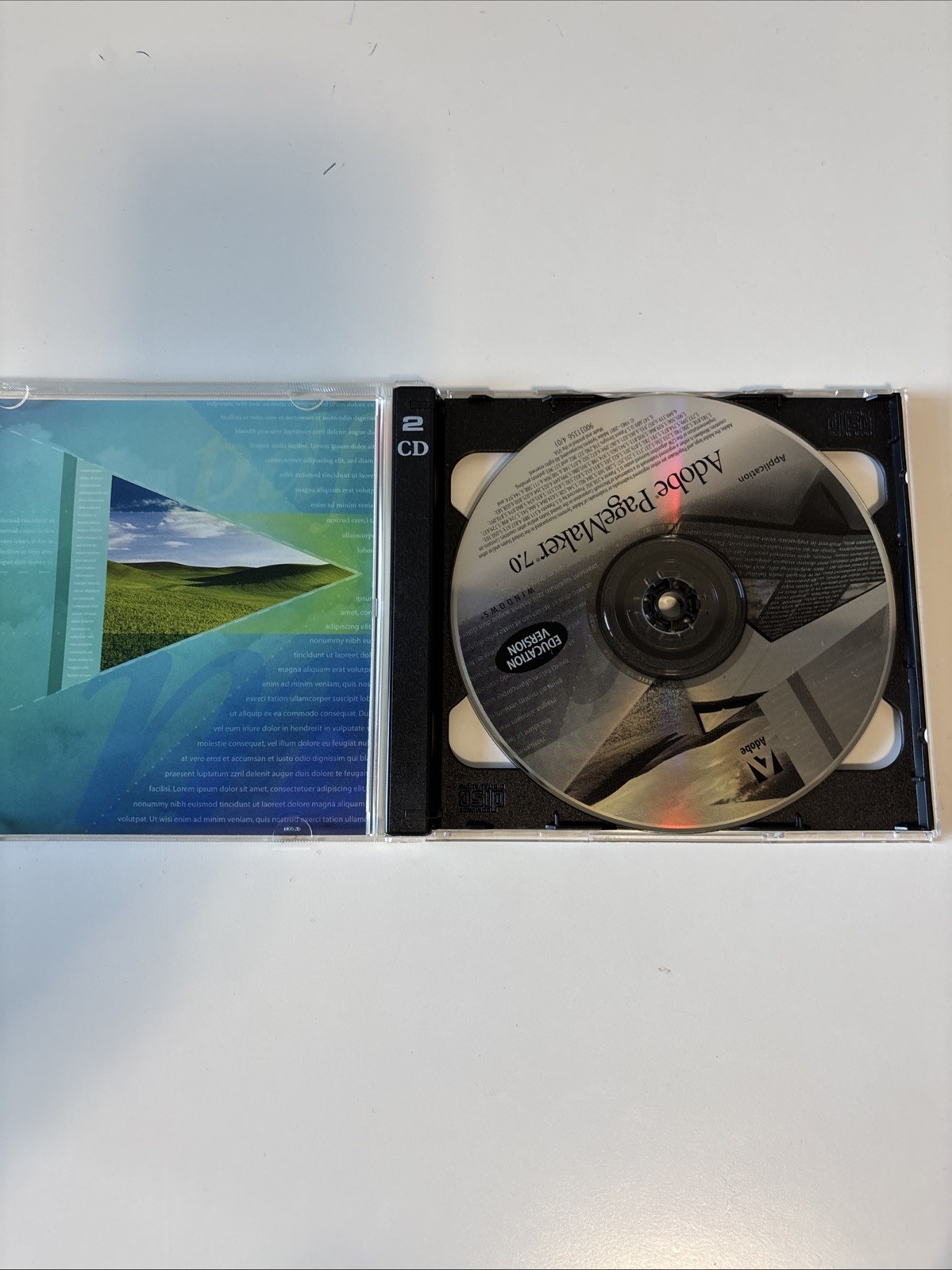 Adobe PageMaker 7.0 for Windows/Mac 2 Disc Set Windows Upgrade with Serial #