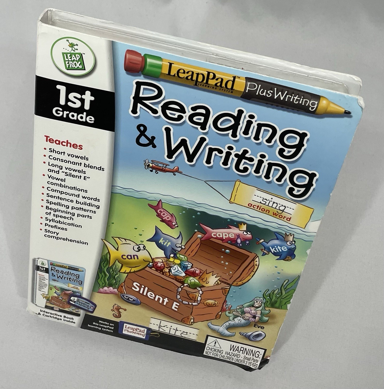 LeapFrog LeapPad, READING & WRITING, BOOK AND CARTRIDGE! BRAND NEW SEALED!