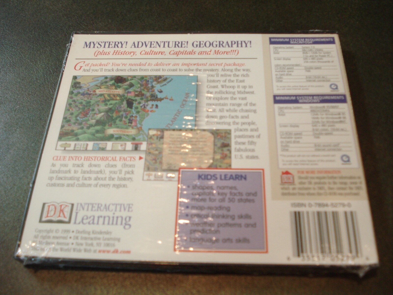 DK USA Explorer (PC-CD) AGES 5-9 HOME SCHOOL/LEARNING AID