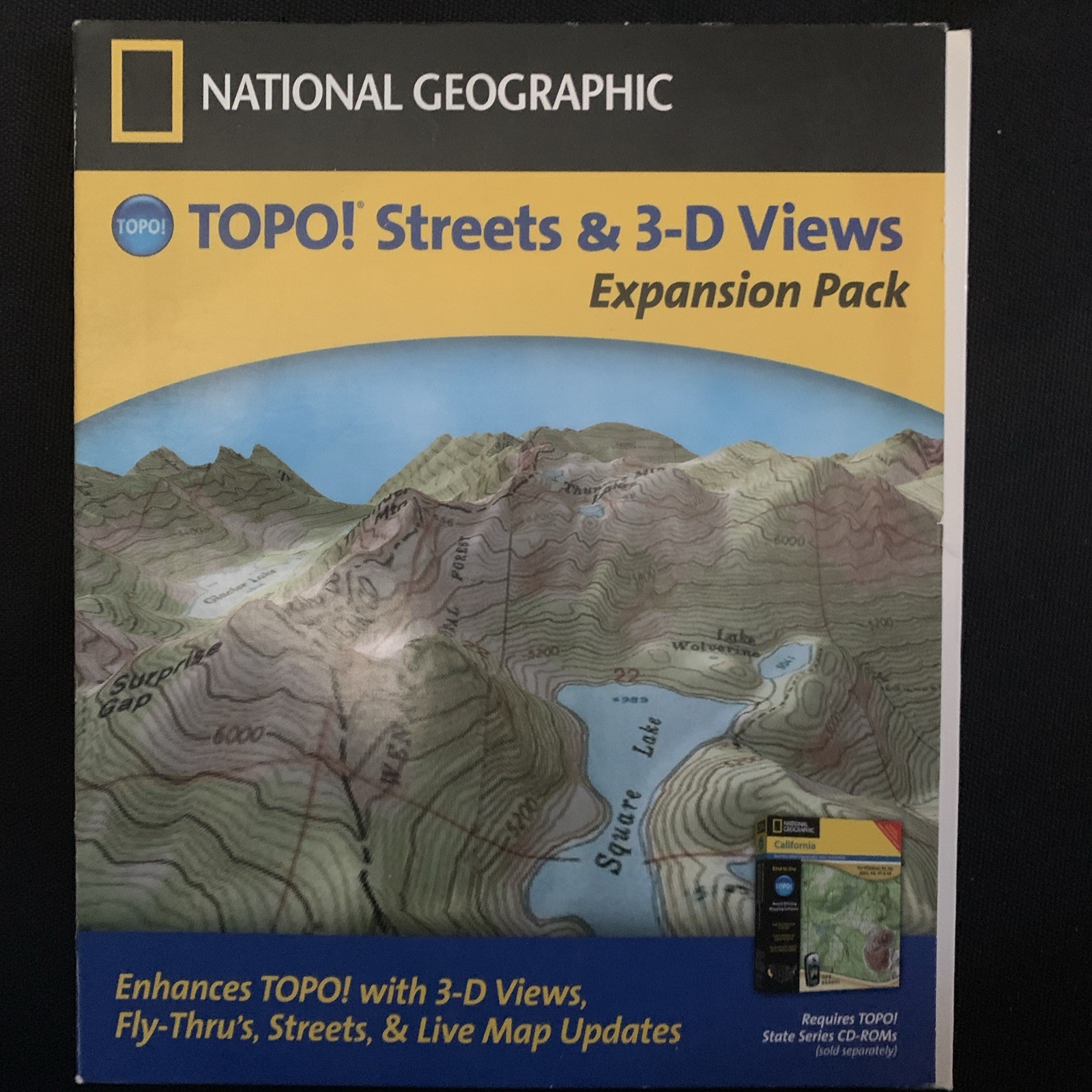 National Geographic TOPO! Streets & 3-D Views Expansion Pack