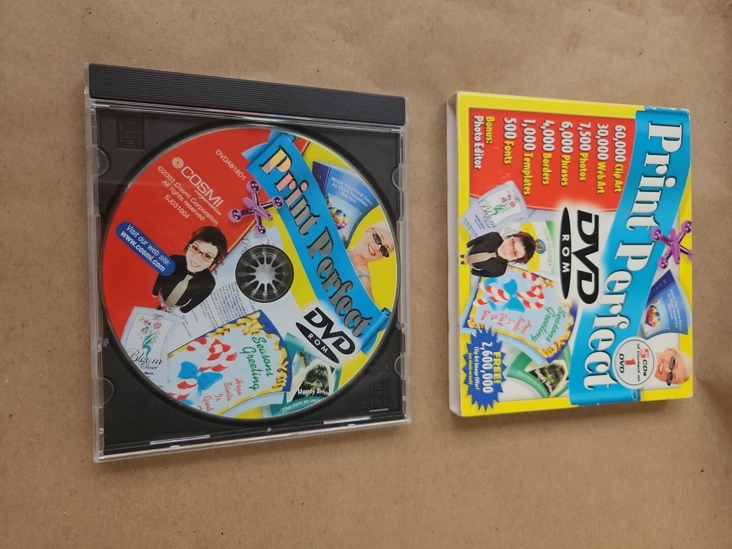 COSMI Print Perfect DVD ( Windows ) VGC Clean Disc & Case