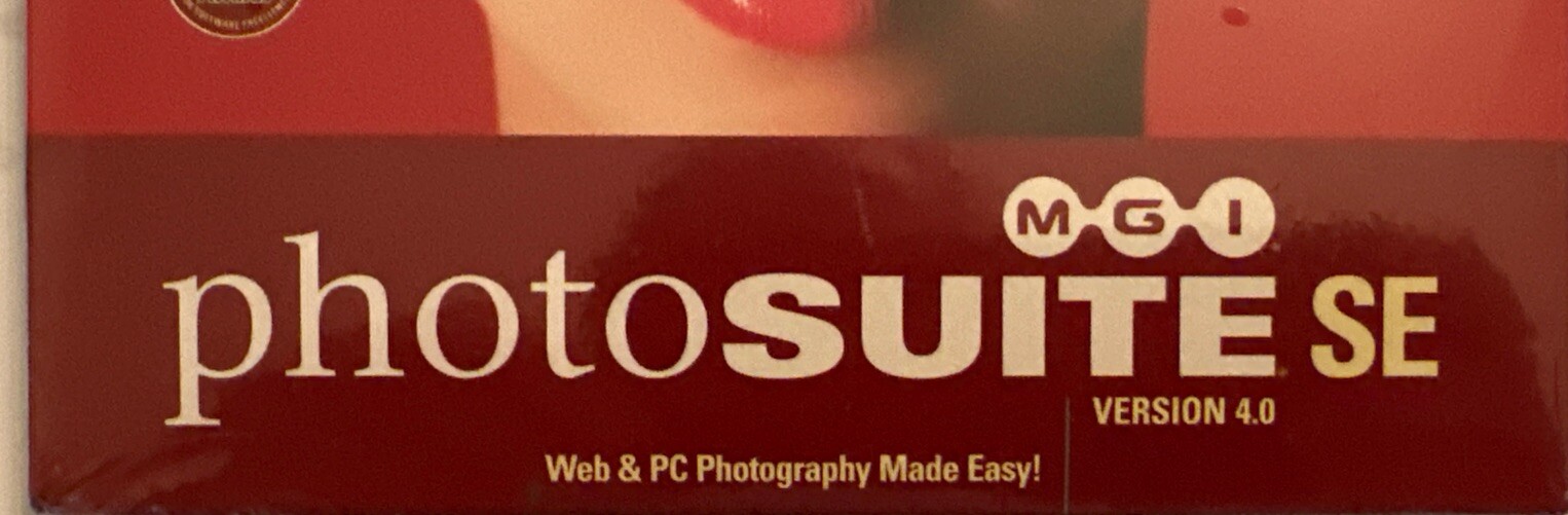 MGI Photosuites SE Version 4.0 Web & PC Photography Multilinguals Sealed