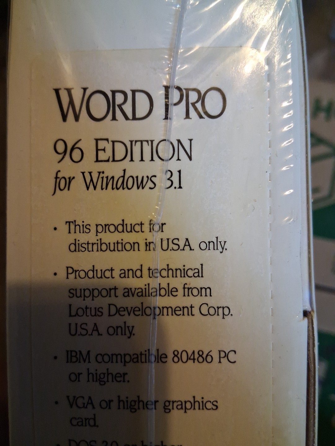 Lotus~Word Pro~96 Edition~Windows 3.1