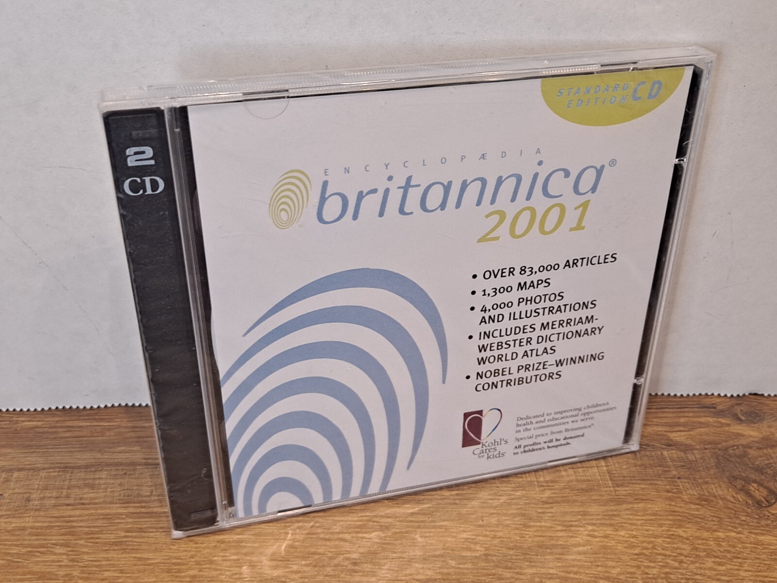 Encyclopedia Britannica 2001 – 2 CD – Win 95 98 NT ME PC – New Sealed