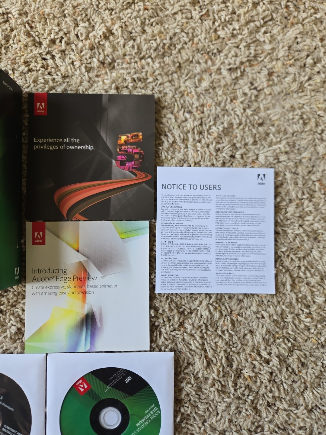 Adobe Creative Suite 5.5 CS5.5 WEB Premium For Windows Full Retail Box