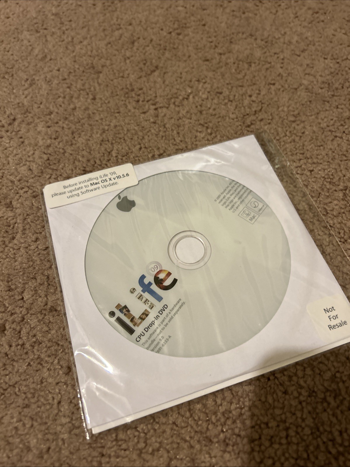 Apple iLife 09 CPU Drop-in DVD