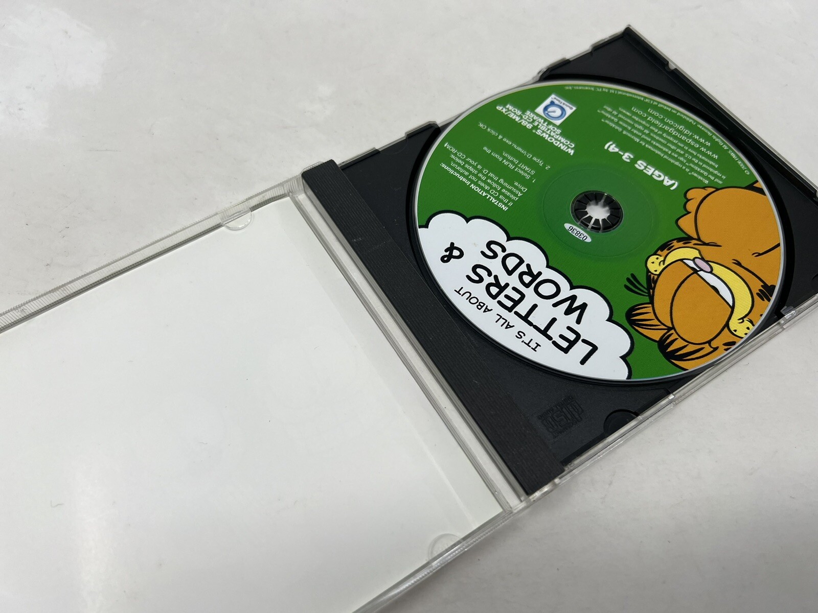 Garfield: It’s All About Letters and Words Ages 3-4 (PC, 2006)