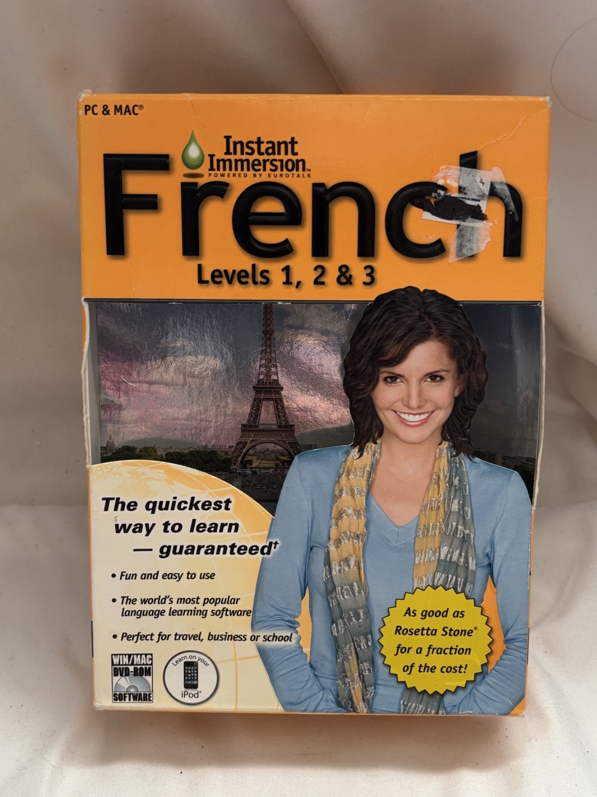 Instant Immersion French Levels 1, 2 & 3 for PC, Mac compare to Rosetta Stone