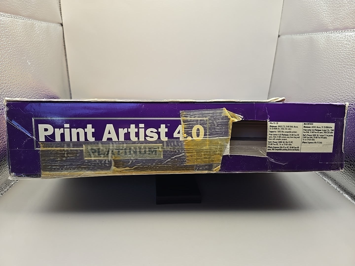 Print Artist 4.0 Platinum from Sierra Home (4 CD, 1997) With Manuals and Box