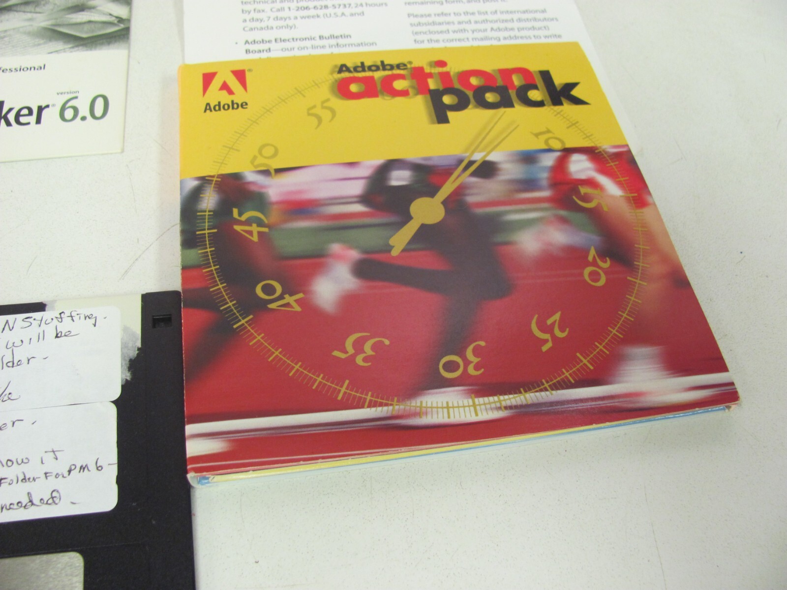 1999 Adobe PageMaker 6.5 Plus for Macintosh – Manuals, Action Pack, User Guides