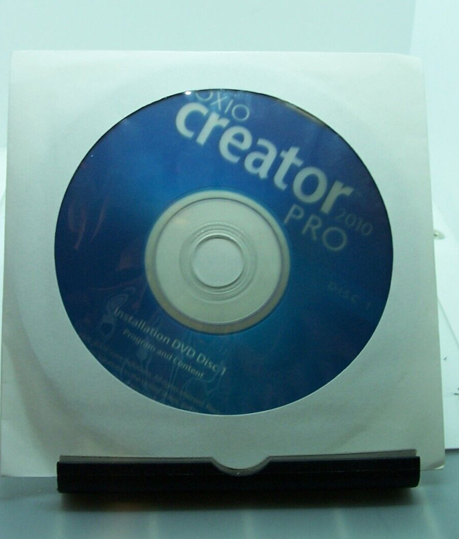 Roxio Creator Pro 2010 ProSoftware For Windows 2 DISKs