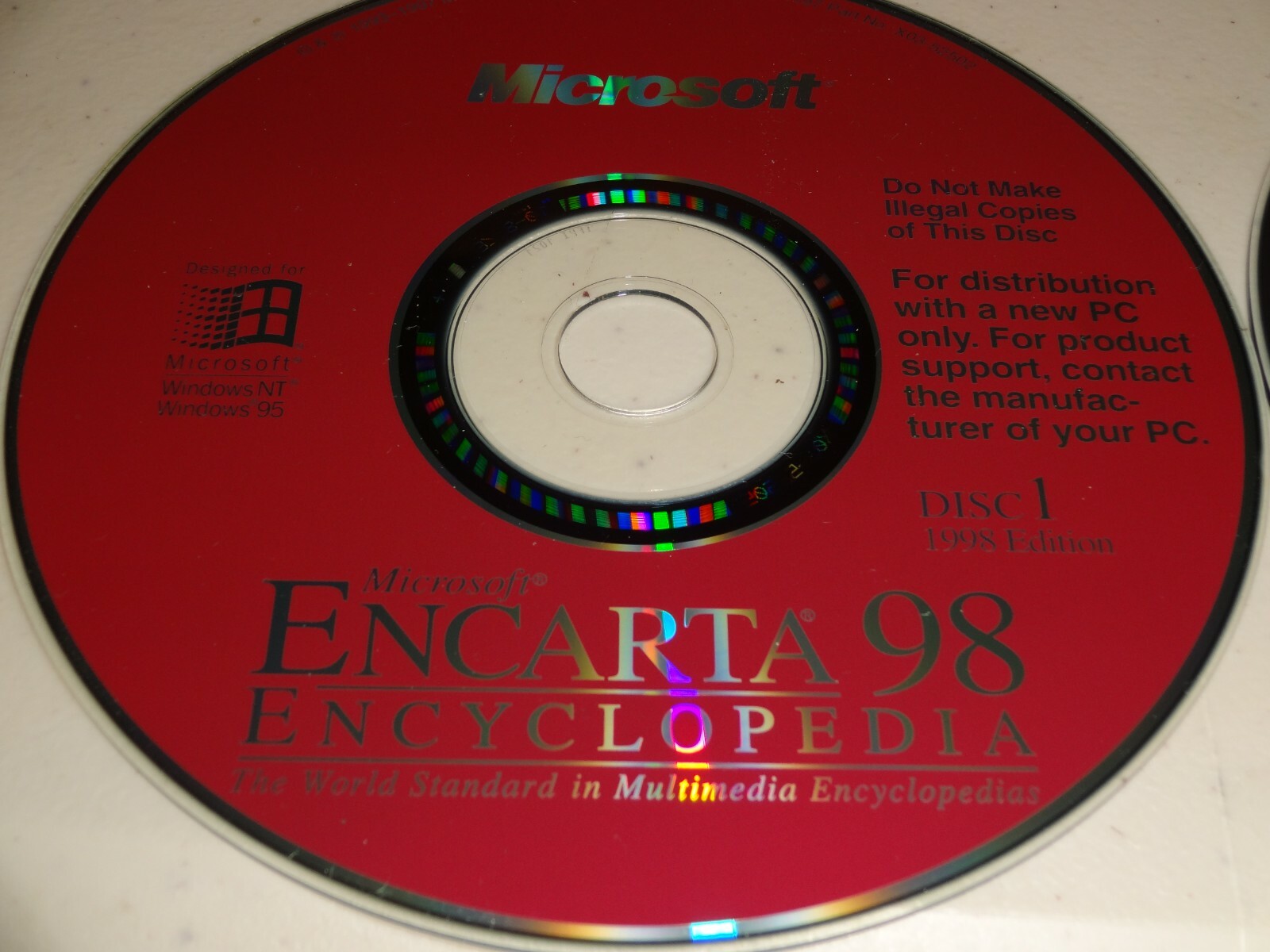 PC CD-Rom Lot of 5 Microsoft & Asst Utilities WIN95 See Pictures