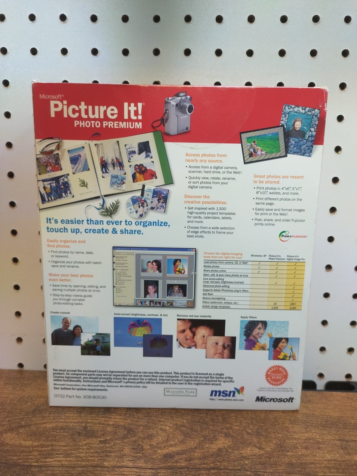 Microsoft Picture It! Photo Premium Version 7.0 For Windows XP 2000 ME 98 Sealed