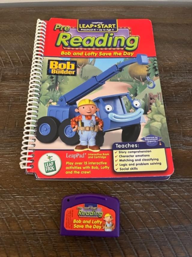 Leap Frog Leap Pad – Bob and Lofty Save the Day – Pre-Reading SHIPS FREE