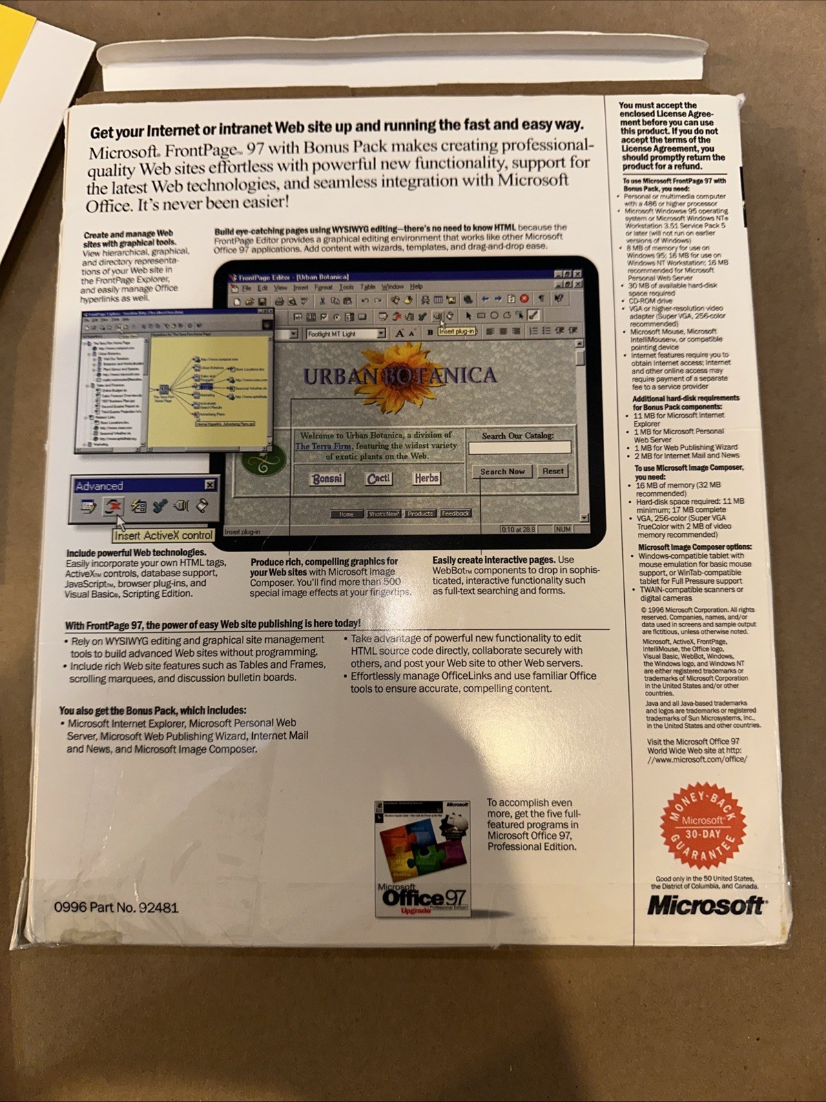 Microsoft FrontPage 97 with Bonus Pack
