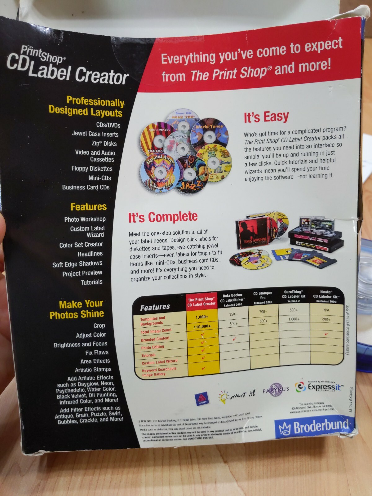 Broderbund – The Print Shop Label Creator Vintage