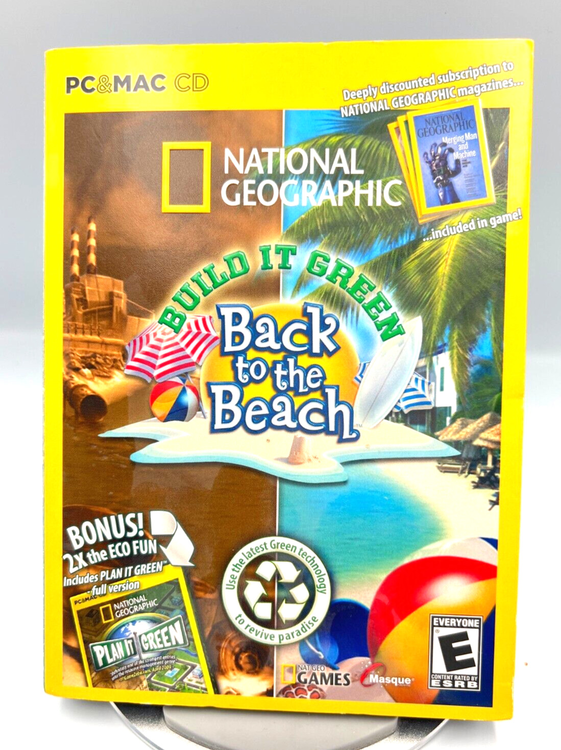 Build It Green: Back to the Beach (CD, 2011) Win/Mac, Includes Plan It Green