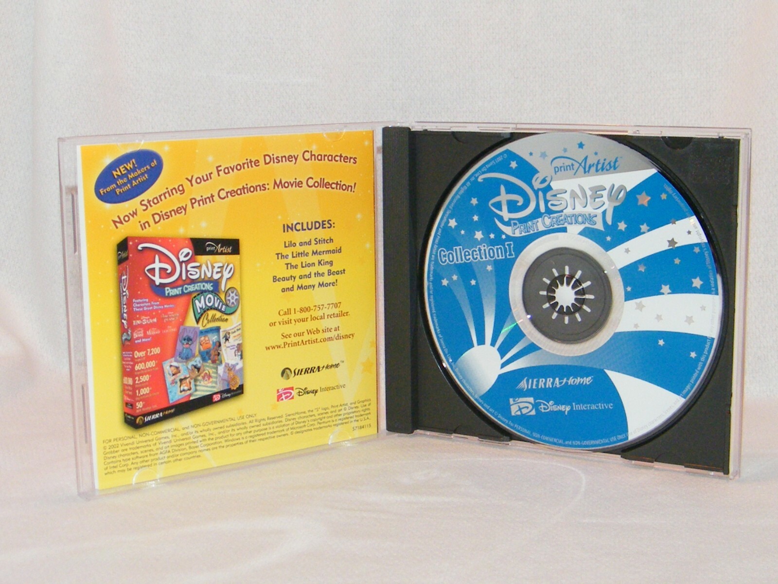 Disney Print Creations Collection I Create Projects Stickers Cards PC CD Mickey