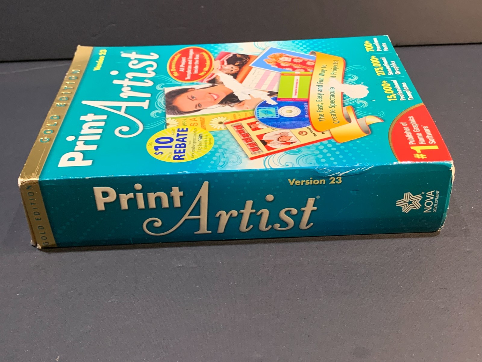 Print Artist Gold Edition Version 23 (2011) PC Software – 2 Discs Retro Graphics