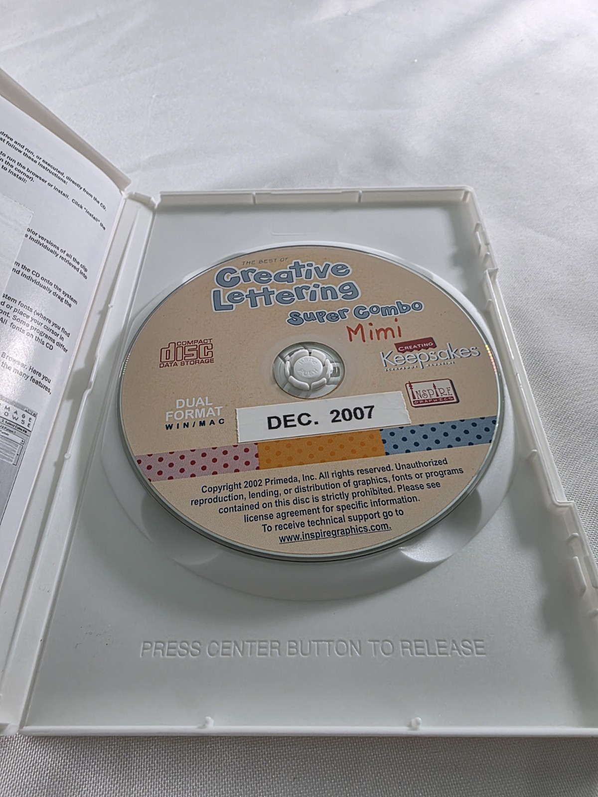 The Best Of Creative Lettering Vol. 1 By Creating Keepsakes Magazine CD-ROM
